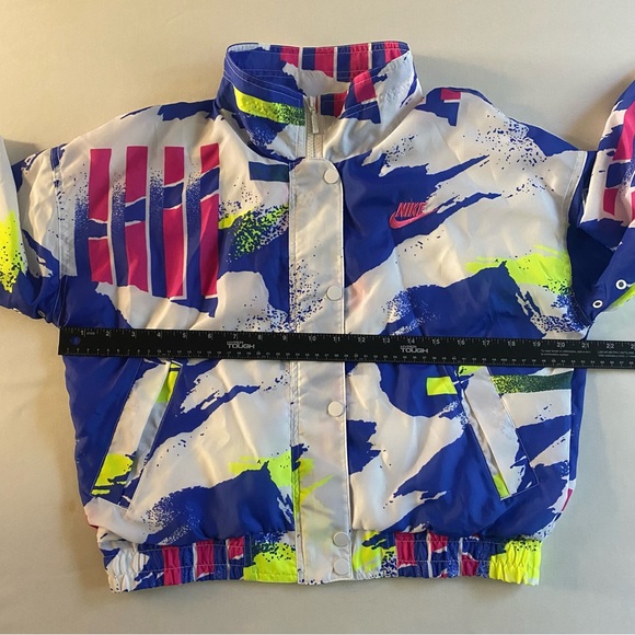 Nike Challenge Court Andre Agassi Windbreaker Women S Cropped Tennis 90s Jacket - Picture 12 of 14